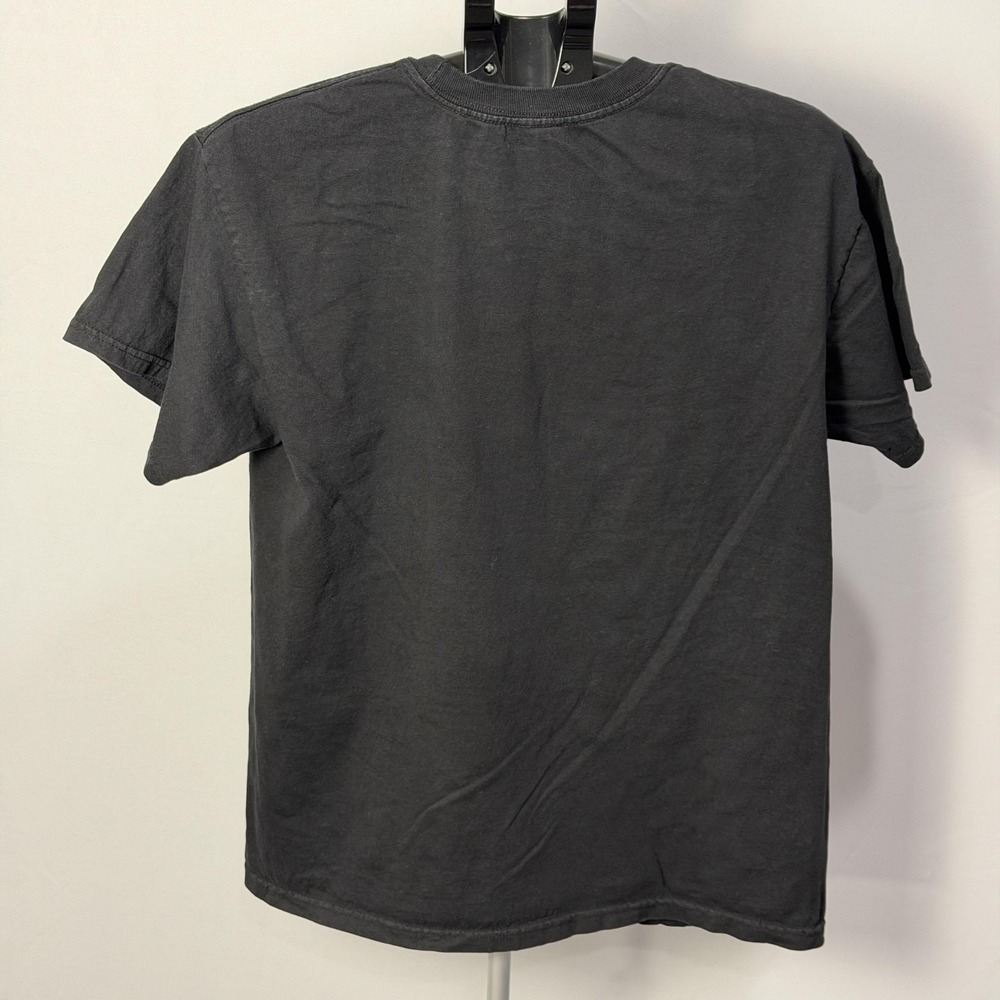 Alstyle Shirt Mens Large Black Heavyweight Metallic OG Logo Streetwear Tee - Picture 2 of 6